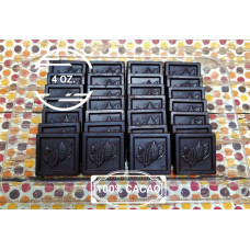 100% Cacao Chocolate Couverture (4 oz.)